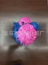 Factory direct sales of 0.5CM polypropylene silver wire mid-curved lace ethnic clothing accessories DIY Specification image
